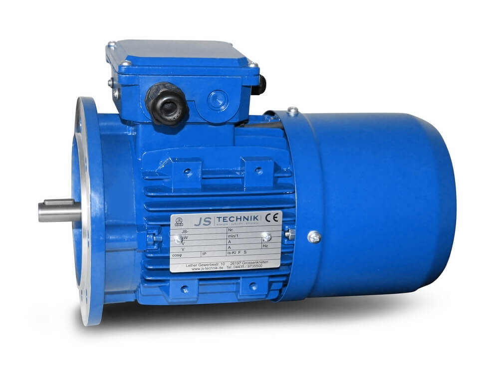 Bremsmotor BMS 90L-1,1 kW-6pol-B5