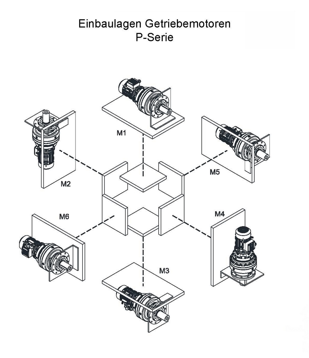 PV1102L.01-71-4-0,37 kW-101 Upm Planetengetriebemotor